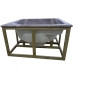 Preview: Badefass 1650 TERRASSEN-Set FIBERGLAS