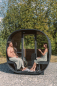 Preview: SAUNA CUBE 240 mit SPIEGELGLASFRONT