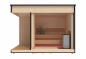 Preview: LUXURY-Modern Sauna 2,3 x 3,3 m