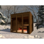 Preview: ECO-Modern Sauna 2,4 x 2,4 m