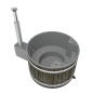 Preview: KIRAMI FAMILY CULT M Thermoholz - CoalBlack - LightGray ST