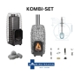 Preview: Holz beheizter Saunaofen HIVE FLOW Mini von HUUM - SAUNAFASS-Set