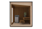 Preview: LUXURY-Modern Sauna 2,3 x 2,3 m