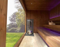 Preview: LUXURY-Modern Sauna 2,3 x 2,3 m