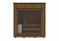 Preview: LUXURY-Modern Sauna 2,3 x 2,3 m