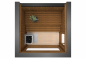 Preview: LUXURY-Modern Sauna 2,3 x 2,3 m