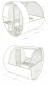 Preview: Saunafass VMS-RT-225  Höchstes Level der Saunafass-Produktion.   4 Personen Holzart: Thermoholz Form: Rund Dimensions: 225 x 230 x 230 cm Saunaraum: 156 cm / 8,2 m3 Terrasse: 50 cm Wandstärke: Thermoholz 42 mm Saunatüre: 8 mm getöntes Glas 70 x 190 cm Gew