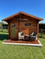 Preview: TIMO Outdoorsauna mit Satteldach