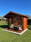 Preview: TIMO Outdoorsauna mit Satteldach