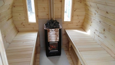 SAUNAFASS 3,5 m Pro-Line - Pinienholz