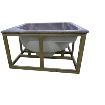 Badefass 1650 TERRASSEN-Set ACRYL