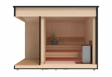 LUXURY-Modern Sauna 2,3 x 3,3 m