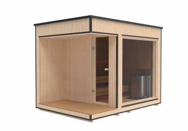 LUXURY-Modern Sauna 2,3 x 3,3 m