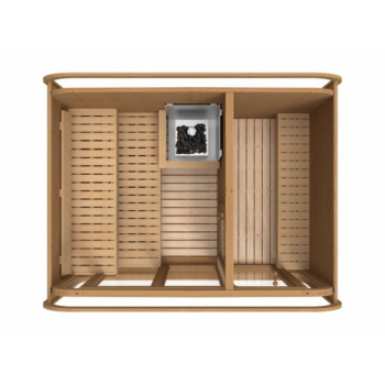 Square Comfort Sauna 3,0 x 2,3 m - Vorraum