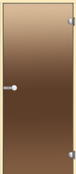 Glastür Harvia bronze 9x21 Espenrahmen