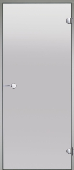 Glastür Harvia satin 9x19 Aluminiumrahmen