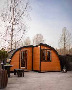 Sauna-/Garten-Pod Einzel- oder Doppelvariante