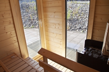 SOLIDE COMPACT Aussen-Sauna - SLDC001PS ohne Terrasse