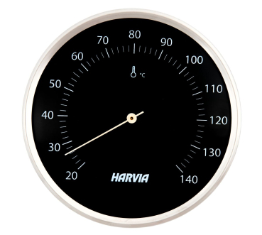 THERMOMETER ø 160 mm - schwarz