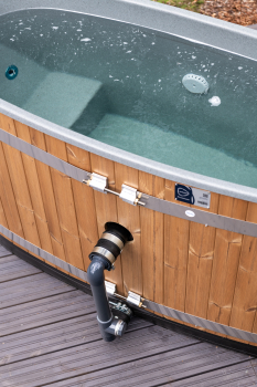 KIRAMI TINY FLOW-2-KW Thermowood - LightGray