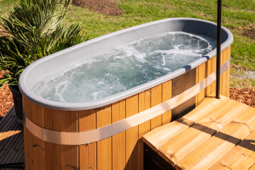 KIRAMI TINY FLOW-2-KW Thermowood - LightGray