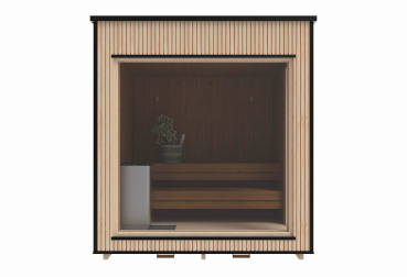 LUXURY-Modern Sauna 2,3 x 2,3 m