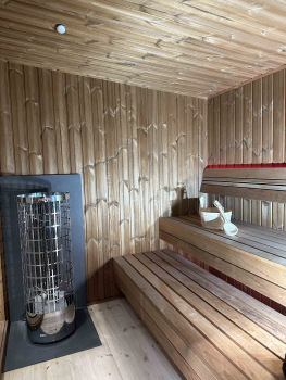 LUXURY-Modern Sauna 2,3 x 2,3 m