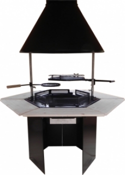 "LUXURY" Grill und Rauchfang-Set