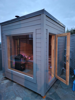 Modern Sauna 2,3 x 2,3 m
