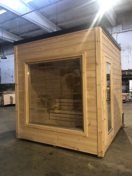 Modern Sauna 2,3 x 2,3 m