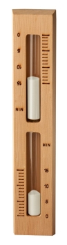 SANDUHR mit weissem Sand