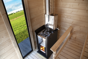 SOLIDE COMPACT Aussen-Sauna - SLDC001PS ohne Terrasse