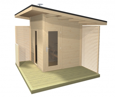 SOLIDE COMPACT Außen-Sauna 