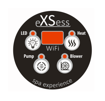 TOPSPA XS GREY MARBLE - FULL-SET