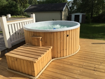 AKTION!!! TOPSPA XS GREY MARBLE - inkl. LED und UV-C-Lampe