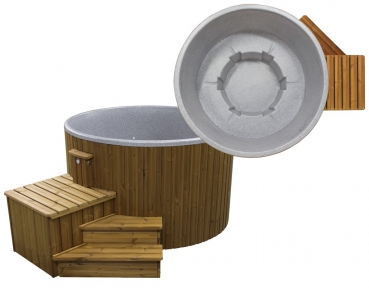 AKTION!!! TOPSPA XS GREY MARBLE - inkl. LED und UV-C-Lampe