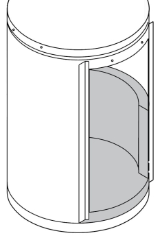 Feuerraum aus Metall - WX142