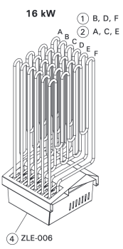 Heizelement für  HARVIA - Complete Set Modulo - ZLE-006