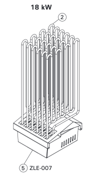 Heizelement für  HARVIA - Complete Set Modulo - ZLE-007