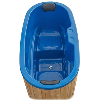 Badezuber für 2 Pers. 1,85×0.95m mit GFK Einsatz