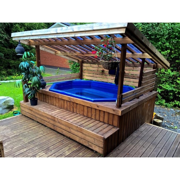 Badefass 1600 TERRASSEN-SET