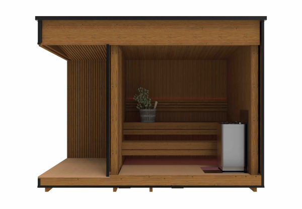 LUXURY-Modern Sauna 2,3 x 3,3 m