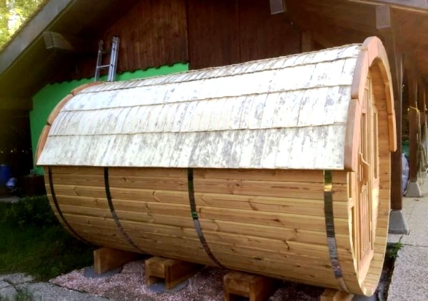 SAUNAFASS 4,0 m Pro-Line - Pinienholz