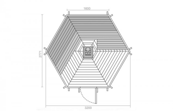 SAUNAKOTA 7,0 m2