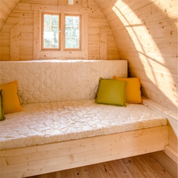 Doppelbett für Camping Pod
