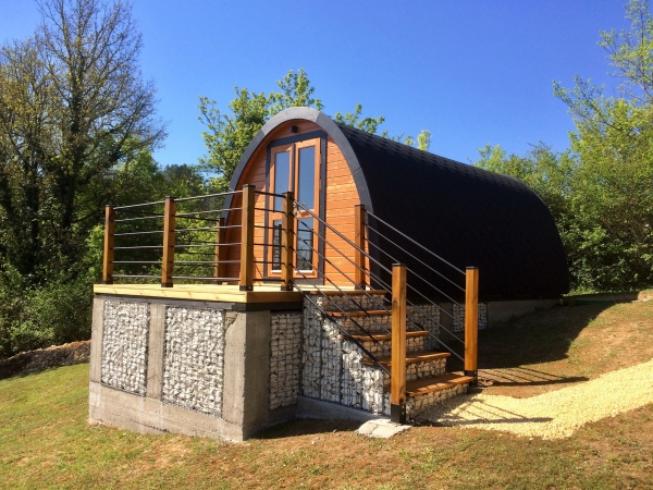 CAMPING-POD 3,2 x 5,9 m - ISOLIERT