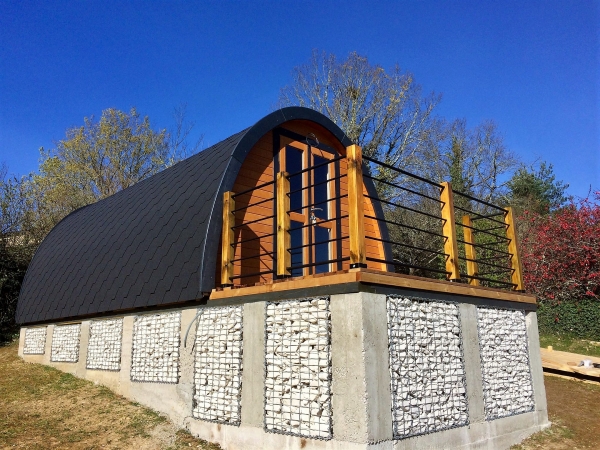 CAMPING-POD 3,2 x 5,9 m - ISOLIERT