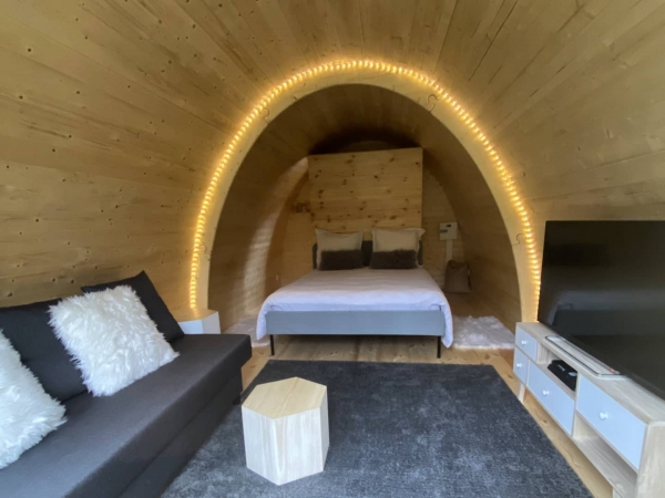 CAMPING-POD 3,2 x 5,9 m - ISOLIERT