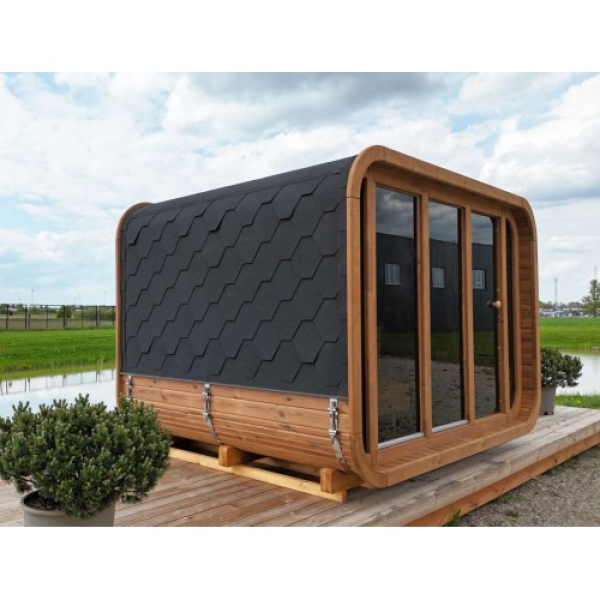 Square Comfort Sauna 3,0 x 2,3 m - Vorraum