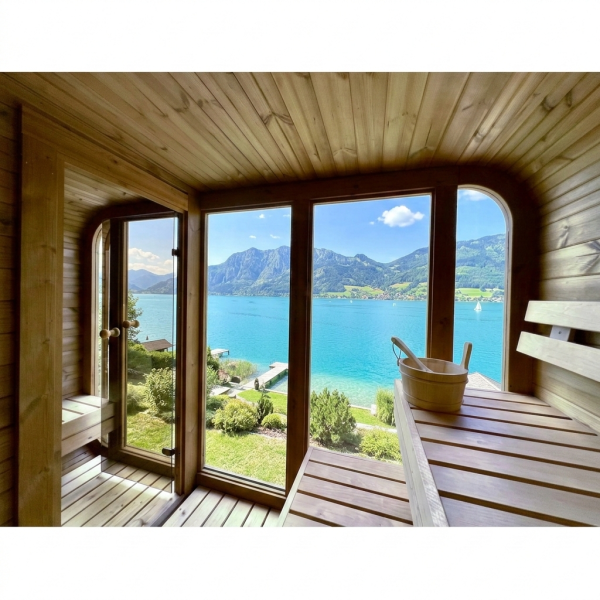 Square Comfort Sauna 3,0 x 2,3 m - Vorraum